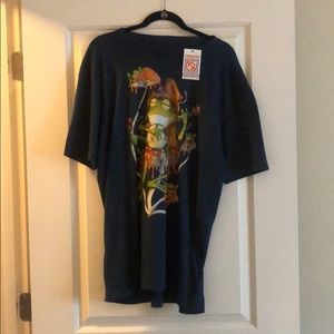 Frog playing banjo t-shirt